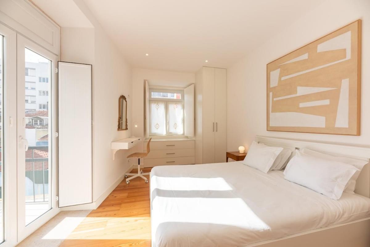 Ferienwohnung Liberdade Great Bright Apt With Ac Elevator Garage Lissabon Exterior foto